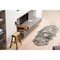 Homeroots 2 x 2 x 6 in. New Zealand Double Sheepskin Rug Gradient Grey 294270 - alternate 2